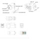 Вставка Keystone Jack RJ-45 (8P8C) Hyperline KJNE-8P8C-C6-90-SH-F-WH