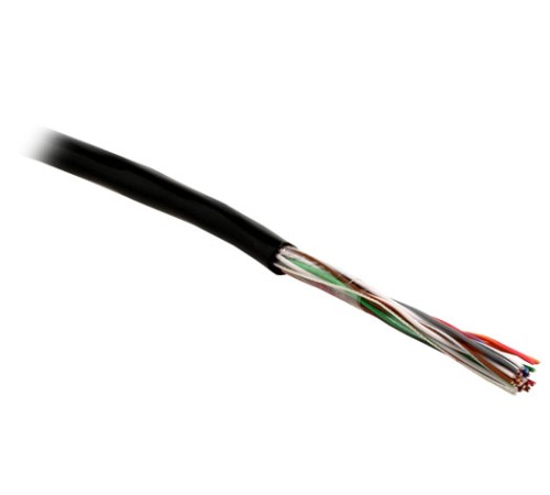 Кабель витая пара Hyperline UUTP10-C3-S24-OUT-PE-BK