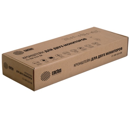 Кронштейн для мониторов Cactus CS-VM-D29-BK