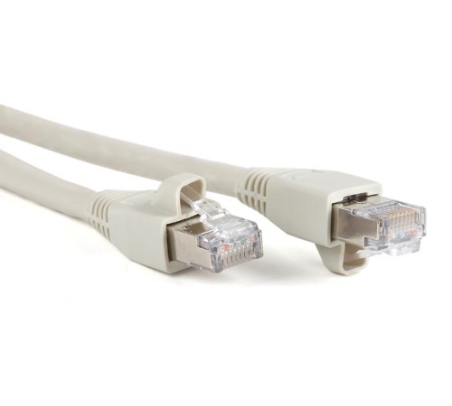 Патч-корд Hyperline PC-LPM-STP-RJ45-RJ45-C6a-0.5M-LSZH-GY
