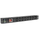 Блок розеток серии SNR SNR-PDU базовый на 8xC13 без шнура питания с вилкой C14 10A SNR-PDU-8A-C14-0-MS10L1
