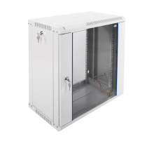 Шкаф телекоммуникационный настенный разборный ЭКОНОМ 12U (600x350) дверь стекло ЦМО ШРН-Э-12.350 30144251400