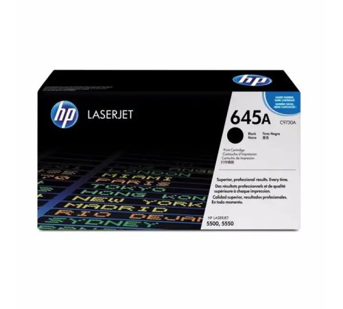 Лазерный картридж HP 645A Черный C9730A