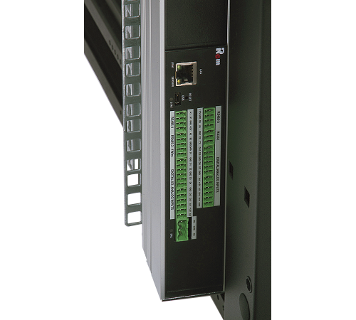 Верт блок розеток мониторинг измерение 3 фазы 32А авт 36C13 1820 мм вх IEC 309 шнур 3м Rem R-MC8-3X32-36C13-A-MI-1820-3-3PN 30112230702