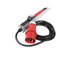 Верт блок розеток мониторинг измерение 3 фазы 32А авт 36C13 1820 мм вх IEC 309 шнур 3м Rem R-MC8-3X32-36C13-A-MI-1820-3-3PN 30112230702