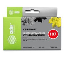 Картридж струйный Cactus CS-PFI107Y