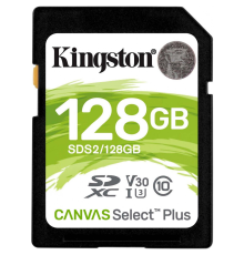 Карта памяти 128Gb SD Kingston Canvas Select Plus SDS2/128GB