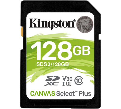 Карта памяти 128Gb SD Kingston Canvas Select Plus SDS2/128GB