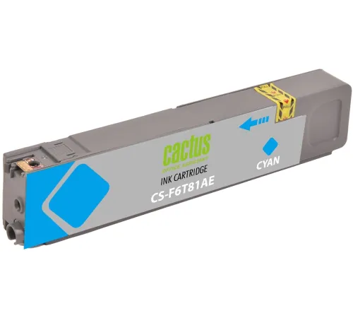 Картридж струйный Cactus CS-F6T81AE