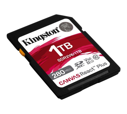 Карта памяти 1Tb SD Kingston Canvas React Plus SDR2V6/1TB