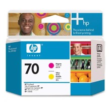 Картридж для плоттеров HP 70 пурпурный и желтый C9406A