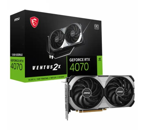 Видеокарта MSI GeForce RTX 4070 VENTUS 2X E OC 12G
