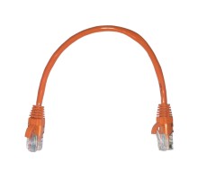 Патч-корд UTP4 cat 5e 0,25м ВС LSZH оранжевый литой коннектор Netko Optima N.BC.UTP.5e-0.25m-8-lszh (67582)