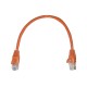 Патч-корд UTP4 cat 5e 0,25м ВС LSZH оранжевый литой коннектор Netko Optima N.BC.UTP.5e-0.25m-8-lszh (67582)