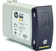 Струйный картридж HP 843C с желтыми чернилами C1Q68A