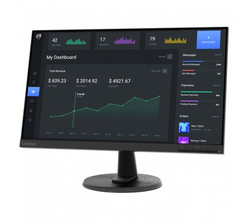Монитор Lenovo 23.8 ThinkVision C24-40 63DCKAT6IS