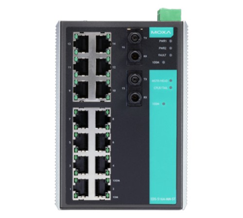 Коммутатор Moxa EDS-516A-MM-ST
