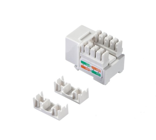 Модуль Keystone неэкранированный RJ45 cat.6, 90° 110/Krone тип под инструмент KE белый Netko Expert CKC KJ8B-C6-US/WHN (54137)
