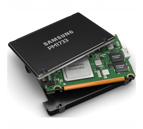 Внутренний жесткий диск Samsung PM1733 MZWLR3T8HBLS-00007, 3840 ГБ, 2.5 дюйма, U.2) MZWLR3T8HBLS-00007