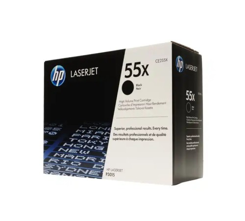 Лазерный картридж HP 55X Черный CE255XC