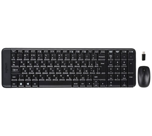 Беспроводной комплект Logitech Wireless Desktop MK220 Keyboard+mouse (920-003169) (id 12964)