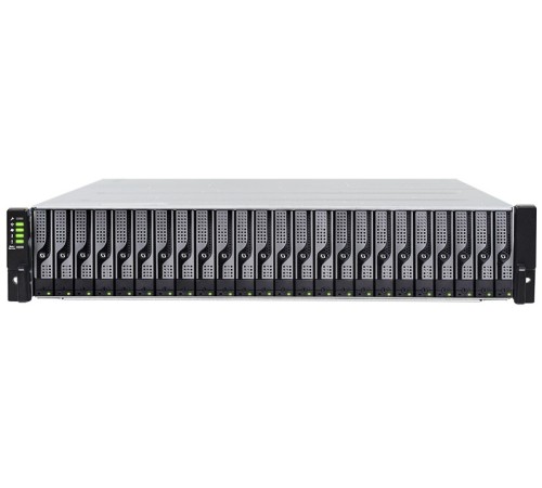 Платформа СХД Infortrend DS 1000 Gen2 2U/24bay, High IOPS solutions, Dual Redundant controller subsystem including 2x12Gb SAS EXP. Ports, 8x1G iSCSI ports + 2x host board slot(s), 2x4GB, 2x(PSU+FAN Module), 2x (Super capacitor+Flash module), 24xdrive tray