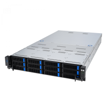 Сервер ASUS RS720A-E12-RS12 2U, 2x SP5 (LGA 6096), 24 DIMM DDR5, 12x 3.5”/2.5