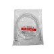 Патч-корд UTP4 cat 5e 1,0м ВС LSZH белый литой коннектор Netko Optima N.BC.UTP.5e-1.0m-0-lszh (67596)