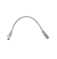 Патч-корд UTP4 cat 5e 0,25м ВС LSZH серый литой коннектор Netko Optima N.BC.UTP.5e-0.25m-2-lszh (67583)