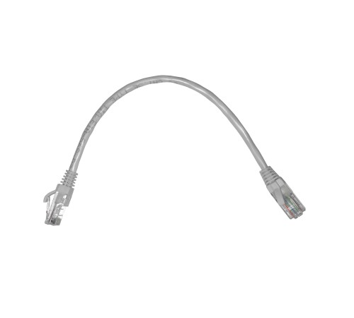 Патч-корд UTP4 cat 5e 0,25м ВС LSZH серый литой коннектор Netko Optima N.BC.UTP.5e-0.25m-2-lszh (67583)