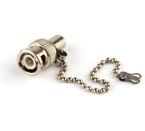 BNC-терминатор 50 Ом с заземлением Hyperline TER-BNC-M-50-CHAIN