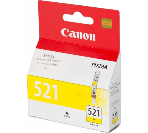 Картридж струйный Canon CLI-521Y 2936B004/001