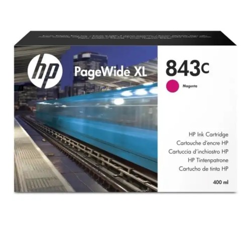 Струйный картридж HP 843C с пурпурными чернилами C1Q67A
