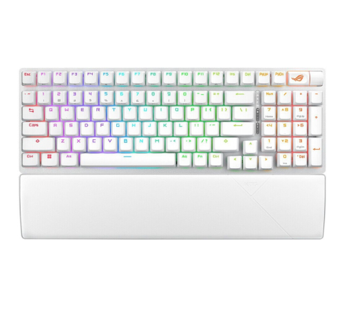 Клавиатура Asus X901 Strix Scope II 96 NXSW White 90MP037A-BKRA30