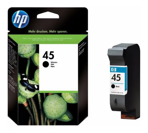 Струйный картридж HP №45 Большой Черный 51645AE