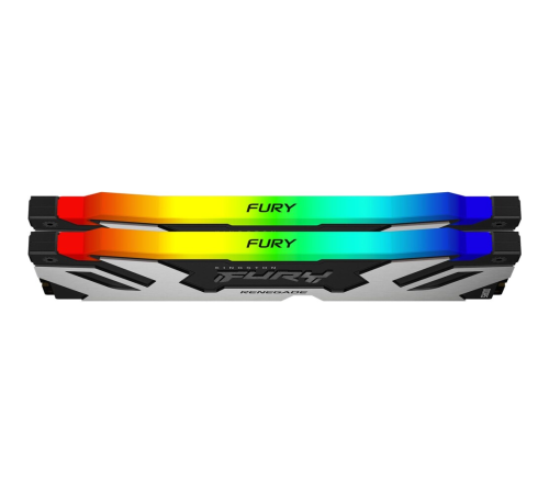 Оперативная память 48Gb DDR5 7200MHz Kingston Fury Renegade Silver RGB KF572C38RSAK2-48