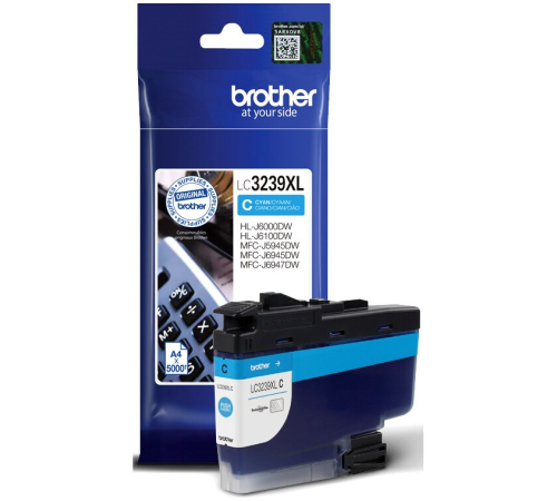 Картридж Brother LC3239XLC Cyan
