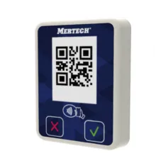 Терминал оплаты СБП Mertech Mini с NFC белый/синий 2136