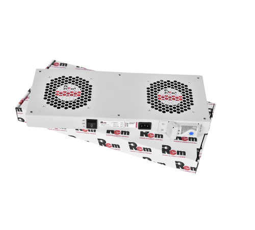 Модуль вентиляторный 2 вентилятора с терморегулятором Rem R-FAN-2T 30655823300