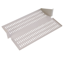 Полка для стойки перфорированная консольная 2U с центральным креплением глубина 400 мм ЦМО МС-40.2 73541600703