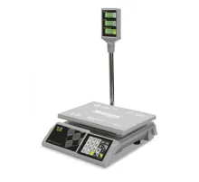 Торговые настольные весы Mertech M-ER 326 ACP-15.2 Slim LCD Белые 3044