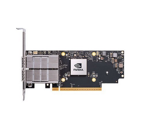 Сетевая карта Infiniband/ NVIDIA ConnectX-7 HHHL Adapter Card, 200GbE (default mode) / NDR200 IB, Dual-port QSFP112, PCIe 5.0 x16 with x16 PCIe extension option, Crypto D isabled, Secure Boot Enabled, Tall bracket (id 28473)
