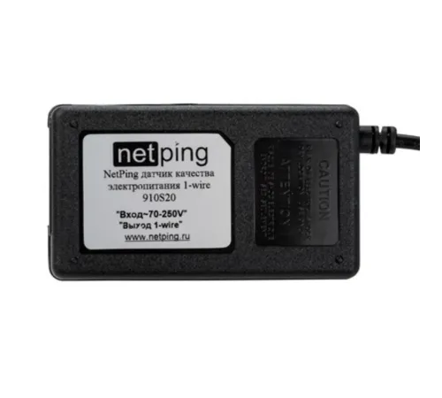 Датчик качества электропитания 1-wire NetPing 910S20