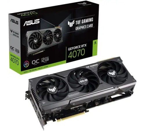 Видеокарта Asus TUF GeForce RTX 4070 GAMING OC 90YV0IZ0-M0NA00