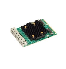HBA-адаптер Broadcom SAS 9502-16i SGL () OCP 3.0, PCIe v4 x8, Tri-Mode SAS/SATA/NVMe 12G HBA, 16port(2*int SFF8654), 3816 IOC, SGL {5} (007493) (id 32572)