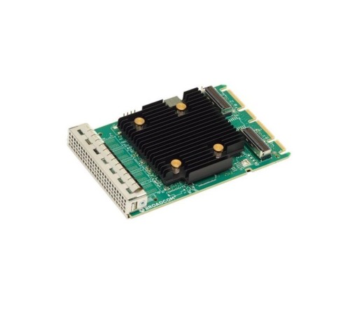 HBA-адаптер Broadcom SAS 9502-16i SGL () OCP 3.0, PCIe v4 x8, Tri-Mode SAS/SATA/NVMe 12G HBA, 16port(2*int SFF8654), 3816 IOC, SGL {5} (007493) (id 32572)