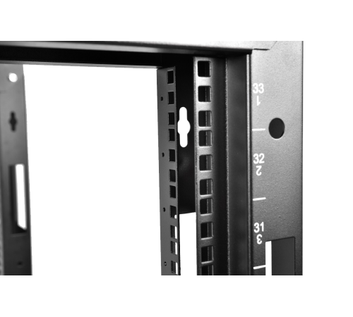 Стойка телекоммуникационная универсальная 38U двухрамная цвет черный ЦМО СТК-38.2-9005 30142121106