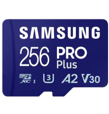 Карта памяти 256Gb MicroSD Samsung PRO Plus + SD адаптер MB-MD256SA