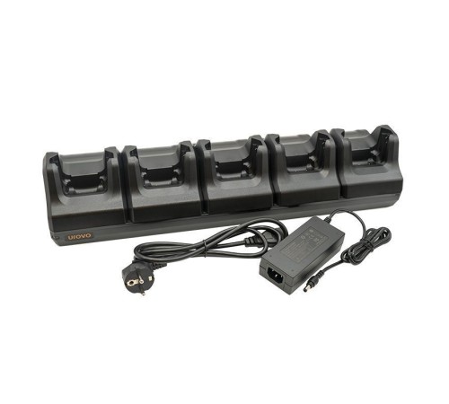 Зарядная станция для DT40 / 5 слотов ТСД зарядка без чехла Urovo 5BCDT4001