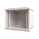 Шкаф настенный 06 WM 6406.900 БЕЗ ДВЕРИ (600х450х368) серый собранный Netko w/o door (53016)